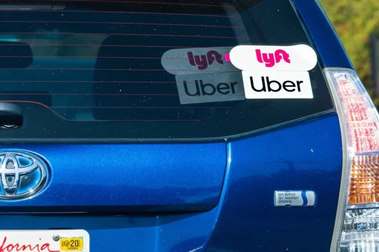 Toyota Prius Hybrid vehicle offering rides for UBER and LYFT