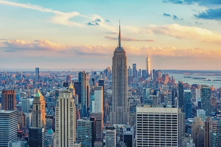 The skyline of New York City