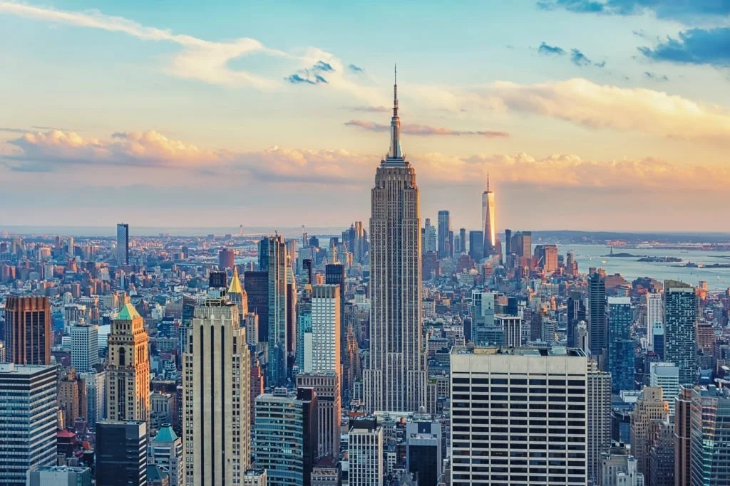 The skyline of New York City